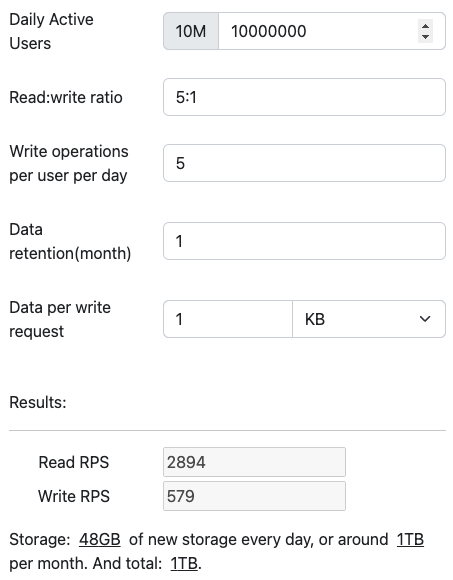 TicketMaster System Design Capacity Planning